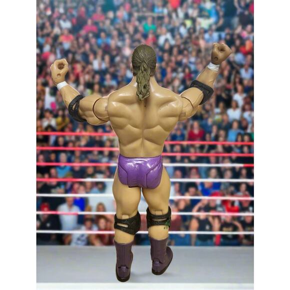 2003 WWE Jakks Ruthless Aggression Series 6 HHH Purple Tights Wrestling Figure - Picture 3 of 5